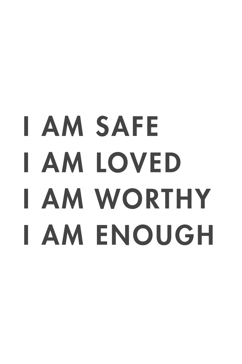 Reflection Tee - I Am Safe